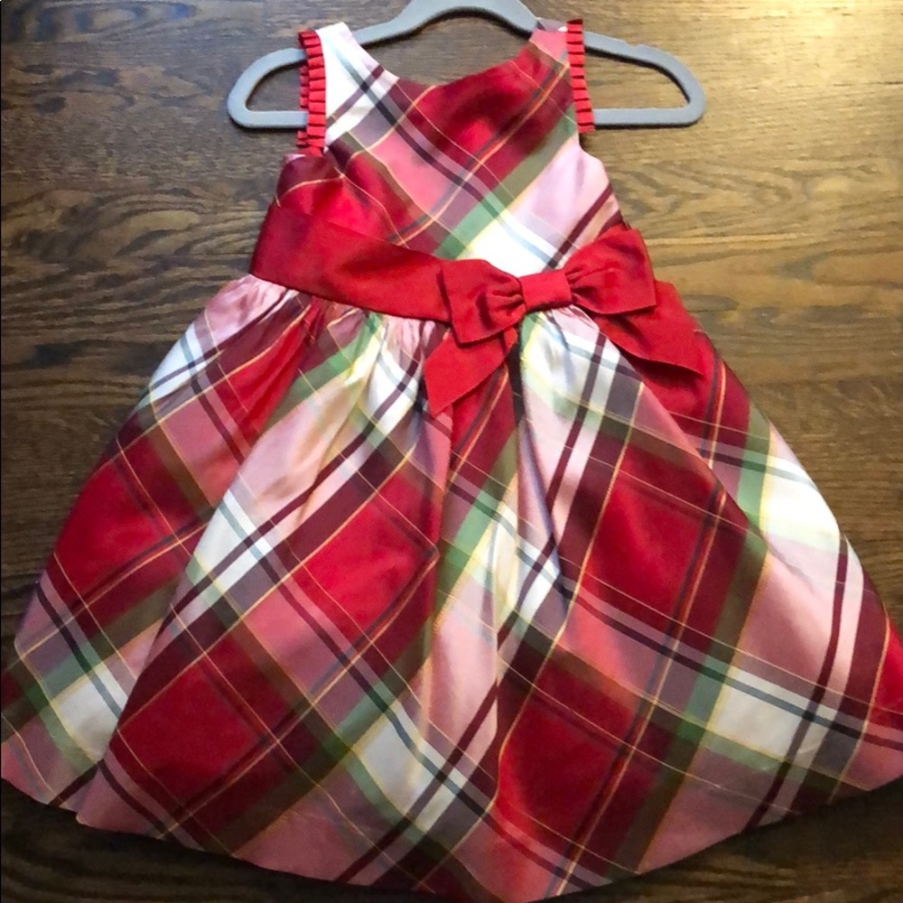 Janie and Jack plaid Holiday Dress